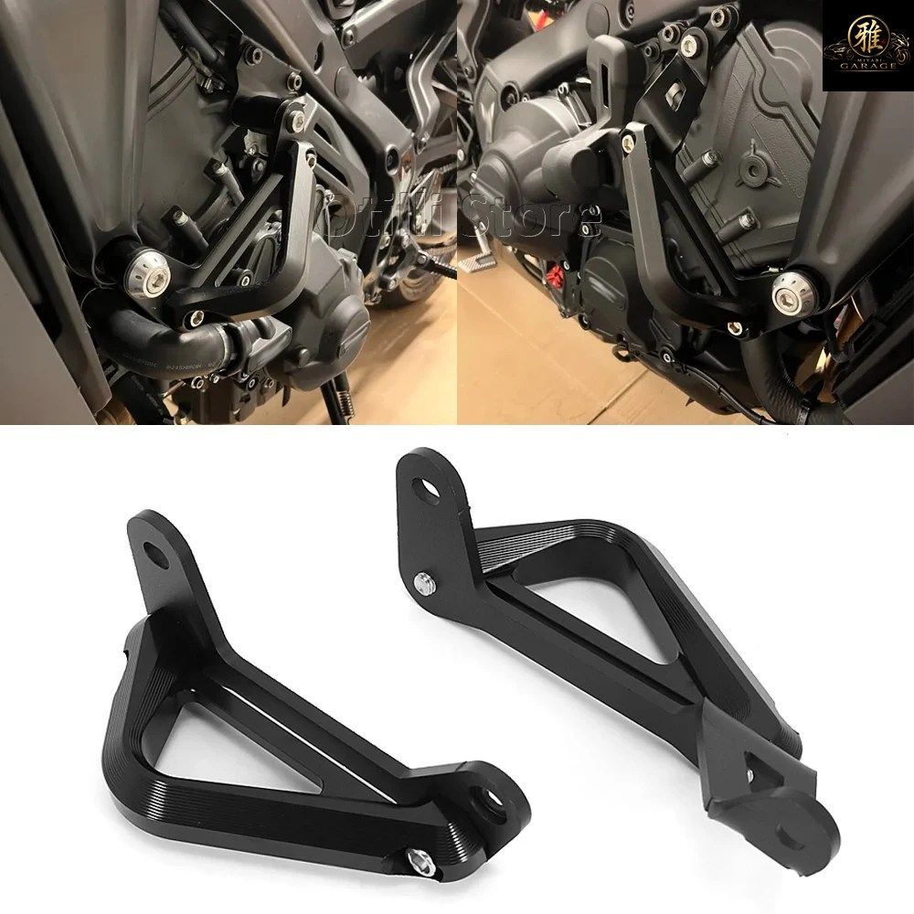 オートバイ用エンジンバンパーガードフレームスライダークラッシュバー落下防止プロテクター ヤマハ XSR 900 MT09 SP TRACER 9 GT 2021-202