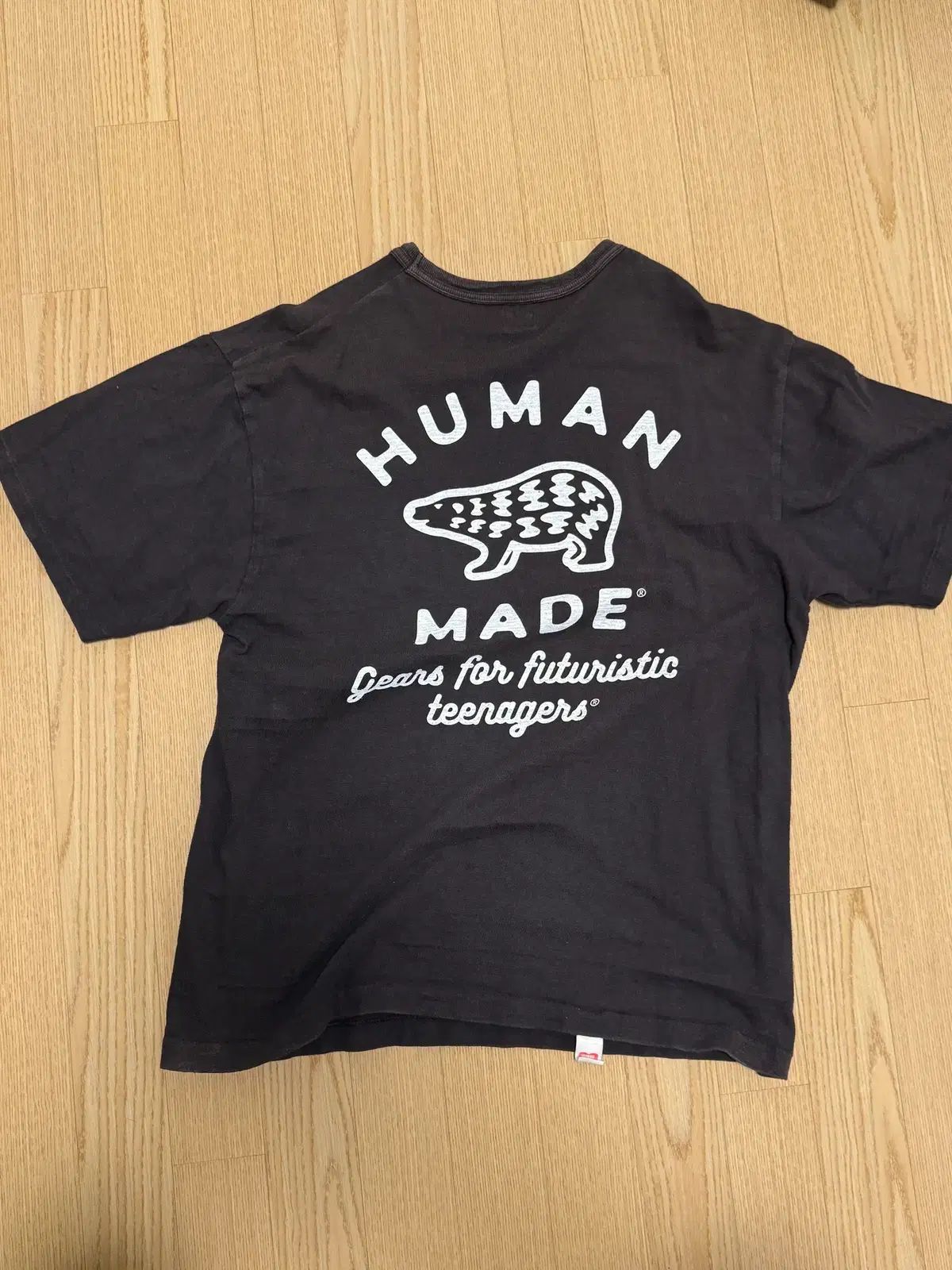 HUMAN MADE ヒューマンメイド ポケットTシャツ XLサイズ 黒 茶色