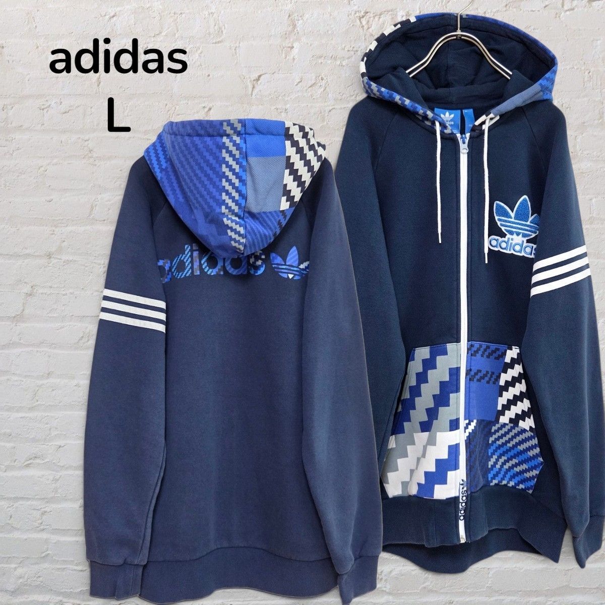 美品】アディダスオリジナルス adidas originals ジップアップパーカー 