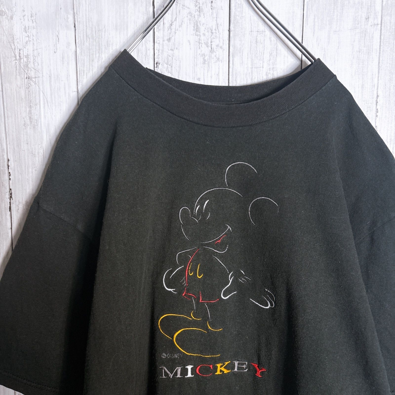 入手困難】90s Vintage USA古着 Velvasheen Disney Vintage ミッキー 