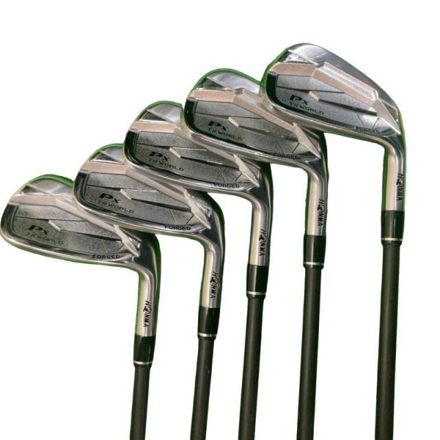 【中古】 本間ゴルフ TOUR WORLD Px 5S アイアンセット IR VIZARD EZ-C (フレックスS) メンズ 男性用 右利き 右用 Cランク ゴルフクラブ