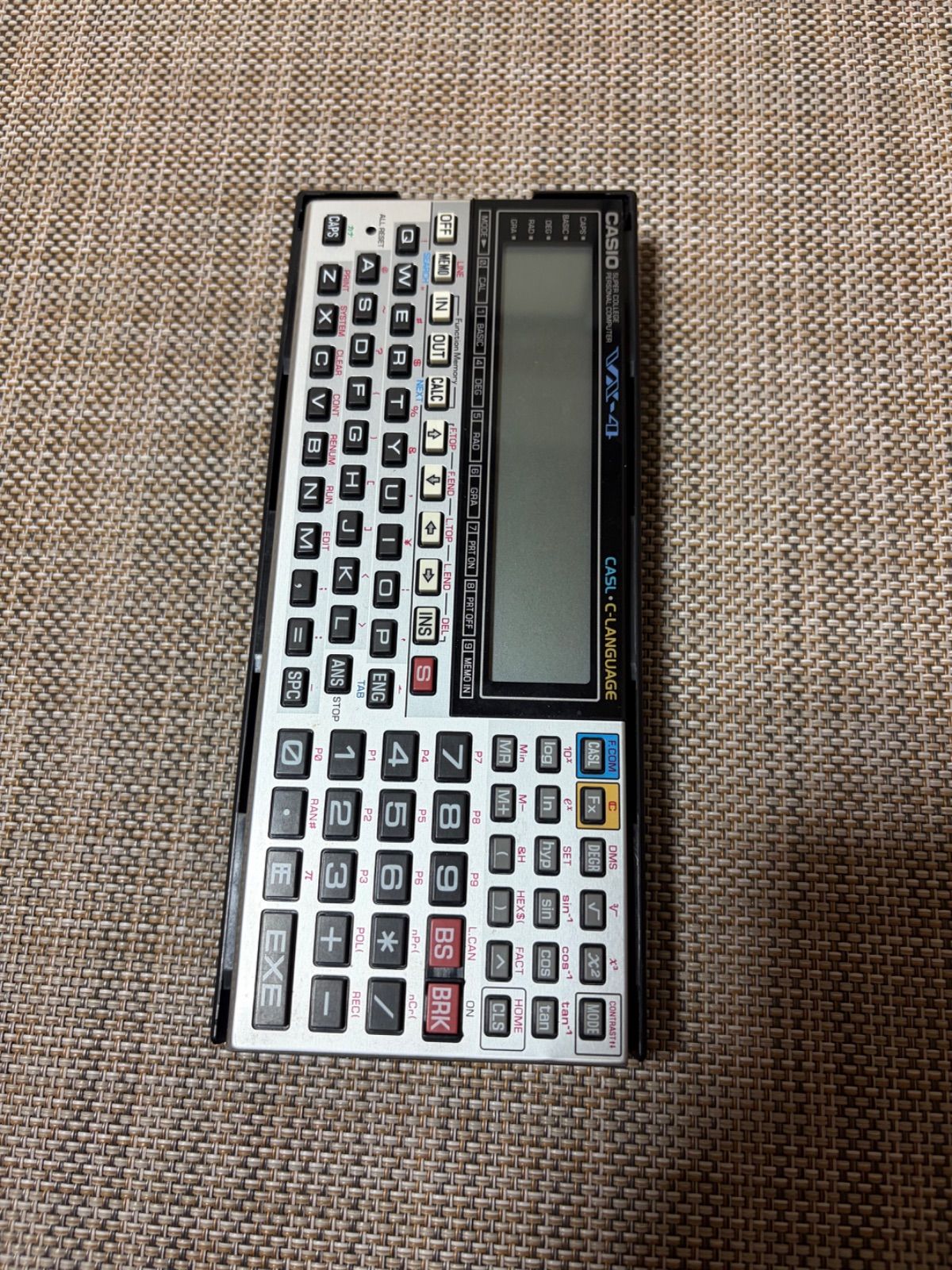 CASIO ポケコン SUPER COLLEGE VX-4本体 - メルカリ