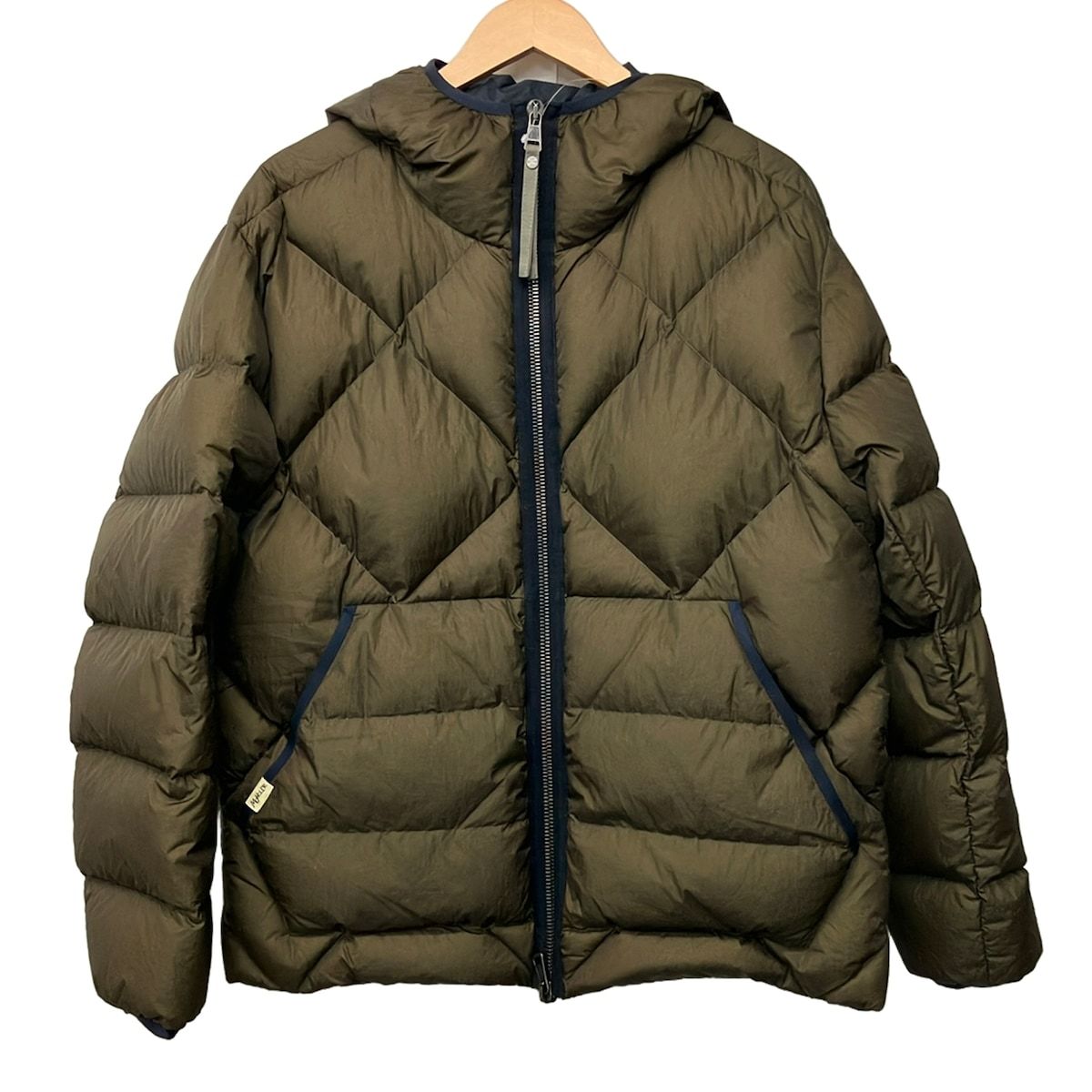 MONCLER(モンクレール) ダウンジャケット サイズ2 M メンズ美品 REYNAUD(レイノー) カーキ 長袖/ジップアップ/ダブルジップ/冬