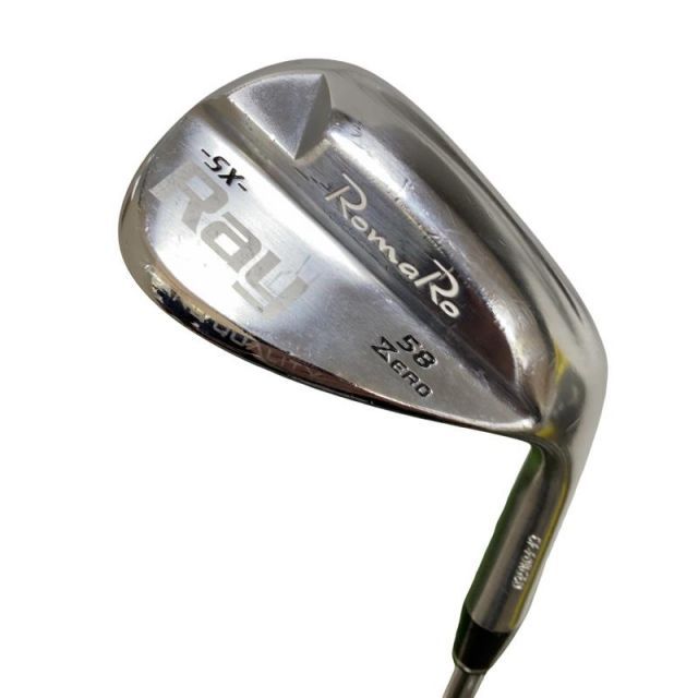 中古】 RomaRo RomaRo Ray SX-ZERO 58° ウェッジ WG 純正特注シャフト