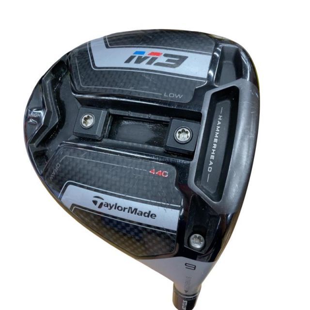 【中古】 テーラーメイド M3 440 9° ドライバー DR 純正特注シャフト (フレックスX) メンズ 男性用 右利き 右用 Cランク ゴルフクラブ