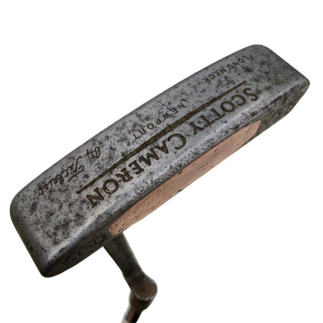 【中古】 タイトリスト SCOTTY CAMERON Tel3(トライレイヤード) NEWPORT LONG NECK パター PT Micro Step (フレックスその他) メンズ 男性用 右利き 右用 Eランク ゴルフクラブ