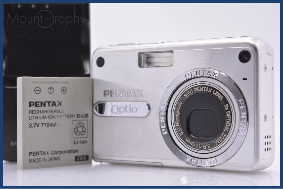 ペンタックス PENTAX Optio S5z 3x バッテリー、充電器付属 同梱無料 #yk8536