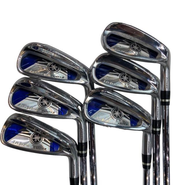 【中古】 ヤマハ inpres UD+2 6S アイアンセット IR NS PRO ZELOS 7 (フレックスR) メンズ 男性用 右利き 右用 Cランク ゴルフクラブ