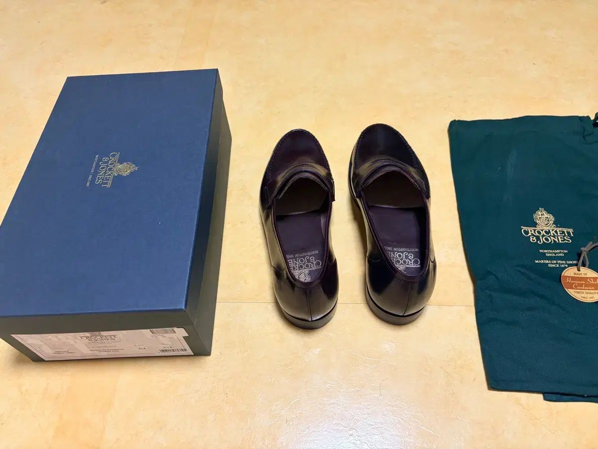 新品)クロケット&ジョーンズ(Crockett&Jones) ハーバード バーガンディ ローファー 7 5