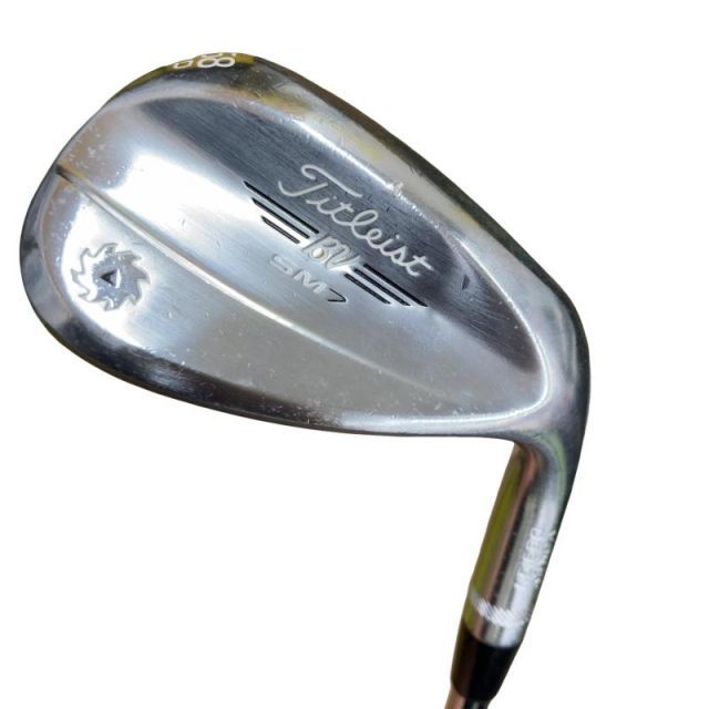【中古】 タイトリスト VOKEY SPIN MILLED SM7 ツアークロム 58°/12°D ウェッジ WG Dynamic Gold (フレックスS) メンズ 男性用 右利き 右用 Cランク ゴルフクラブ