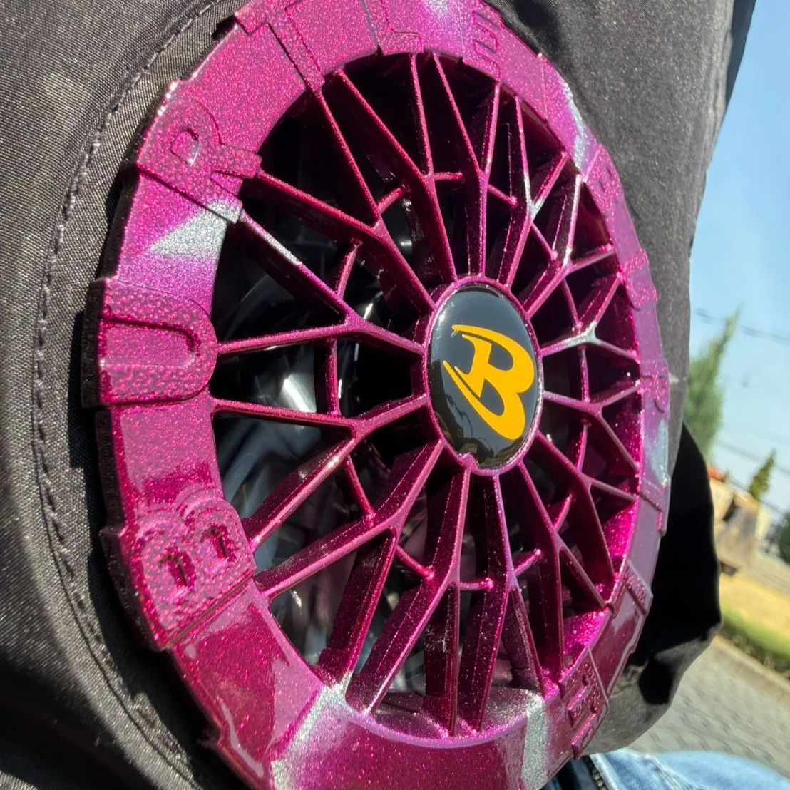 最新BURTLEファンAC10 ファン塗装 キャンディー塗装 カスタム仕様