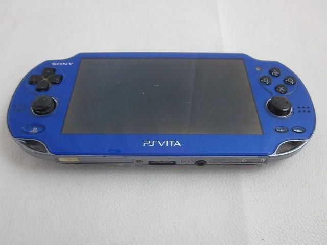 中古品 ゲーム PS Vita 本体 PCH-1000 サファイアブルー 動作品 本体のみ