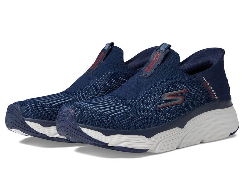 スケッチャーズ メンズ シューズ スニーカー SKECHERS Max Cushioning Elite Advantageous Hands Free SlipIns Navy ネイビー