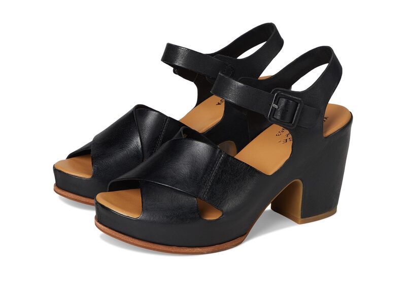 コークイーズ レディース シューズ ヒール KorkEase San Isabel Black ブラック