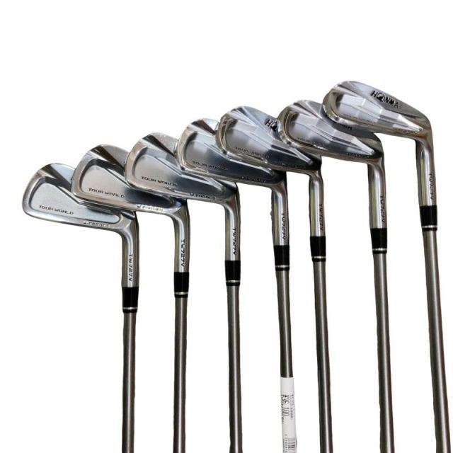 【中古】 本間ゴルフ TOUR WORLD TW727V FORGED 8S アイアンセット IR VIZARD IB95 (フレックスS) メンズ 男性用 右利き 右用 Cランク ゴルフクラブ