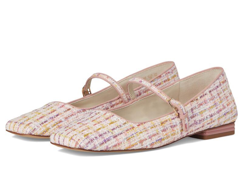 フランコサルト レディース シューズ サンダル Franco Sarto Tinsley Mary Jane Flats Pink Tweed Multi ピンク