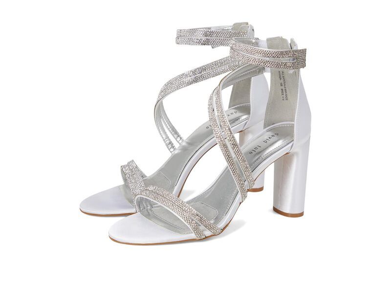 ダイビッドテイト レディース シューズ ヒール David Tate Bride White Satin ホワイト
