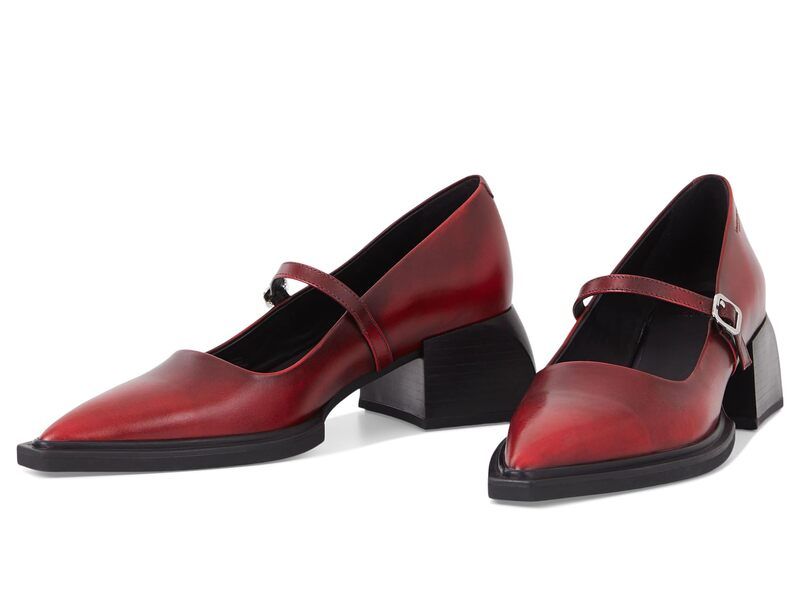 ヴァガボンド レディース シューズ ヒール レザー Vagabond Shoemakers Vivian Polish Leather Mary Jane Red レッド