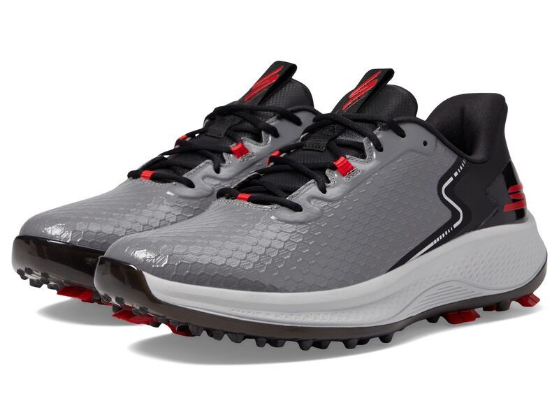 スケッチャーズ メンズ シューズ スニーカー Skechers GOLF Golf Blade GF CharcoalRed チャコール