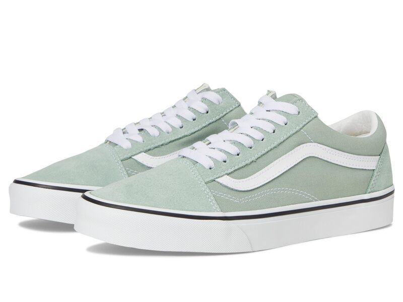 バンズ メンズ シューズ スニーカー Vans Old Skool Color Theory Gray Olive グレー