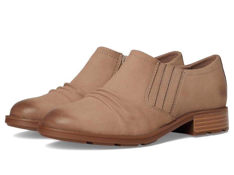 クラークス レディース シューズ ブーツ・レインブーツ Clarks Adalynn Ezra Lightaupe Nubuck トープ