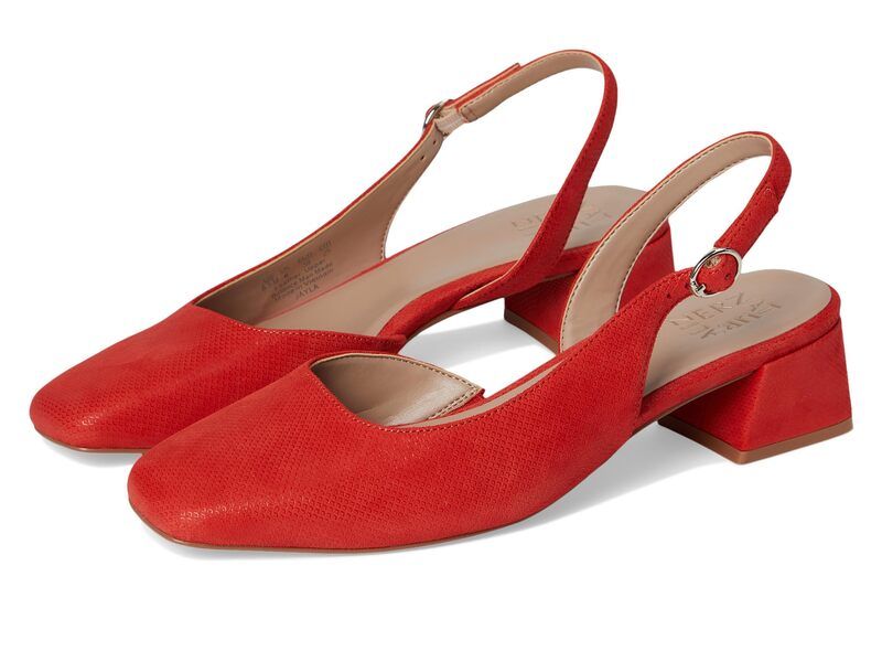 ナチュライザー レディース シューズ スリッポン・ローファー Naturalizer Jayla Maserati Red Suede レッド