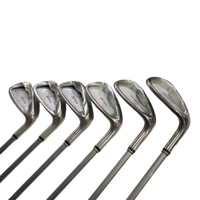 【中古】 ダンロップ SRIXON GiE-L 8S レディース アイアンセット IR SV-3019J(アイアン) (フレックスL) レディース 女性用 右利き 右用 Cランク ゴルフクラブ