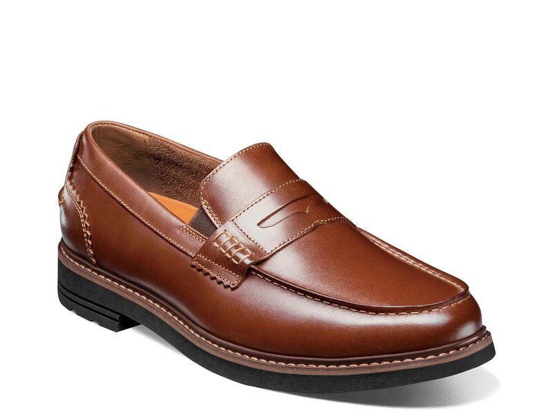 ノンブッシュ メンズ シューズ スリッポン・ローファー Nunn Bush Odin II Penny Loafer Cognac