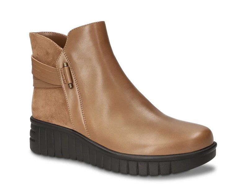 ベラヴィータ レディース シューズ ブーツ・レインブーツ Bella Vita Sueann Bootie Saddle Brown Leather ブラウン