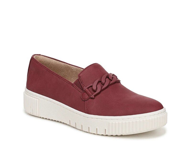 ナチュライザー レディース シューズ スリッポン・ローファー スニーカー Naturalizer Trish SlipOn Sneaker Red レッド