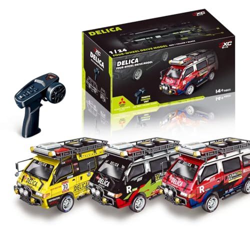 JXC 1:24 ラジコントラック 4WDデリカトラック ラジコンモデル 公式ライセンス商品 車ラジコンおもちゃ 2.4GHz比例制御 連続稼働時間40分 技適認証済み″mn 6dff0517 9,220円
