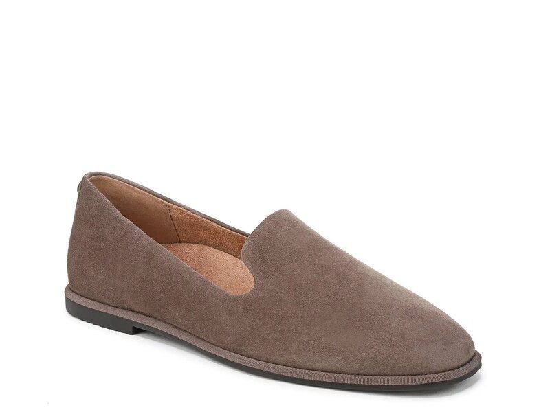 バイオニック レディース シューズ スリッポン・ローファー Vionic Willa 20 Loafer Brown Suede ブラウン