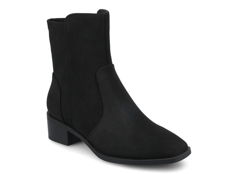 ジャーニー レディース シューズ ブーツ・レインブーツ Journee Renna Bootie Black Fabric ブラック