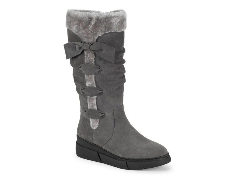 ベアトラップス レディース シューズ ブーツ・レインブーツ Baretraps Larenna Wedge Boot Grey グレー