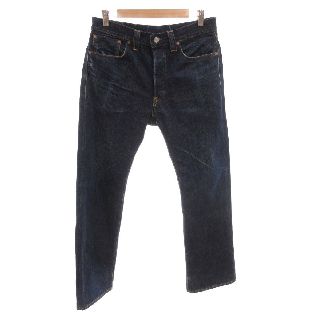 USA製 RRL セルビッチ デニム ブラウン tobacco wash 30 中古・古着