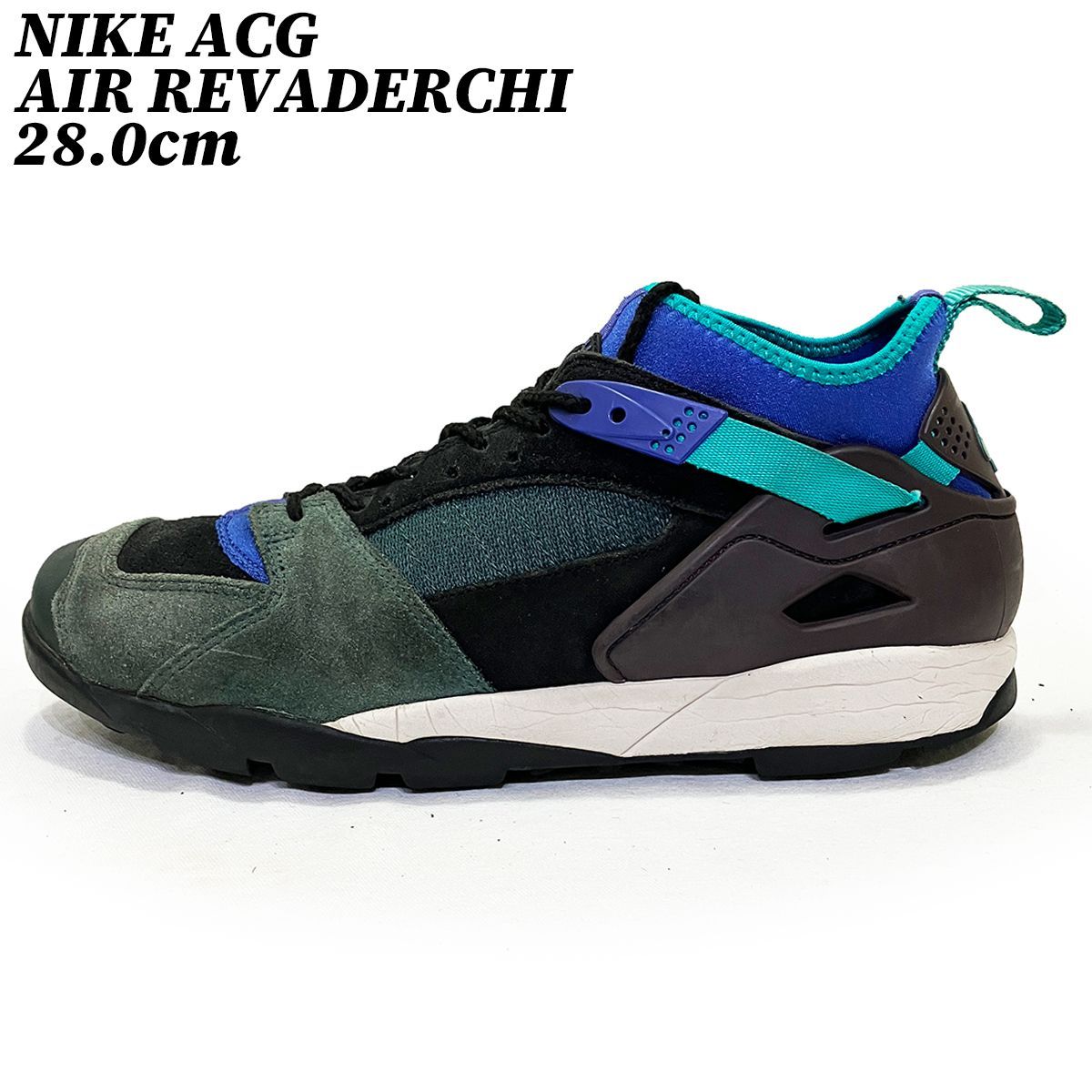 【クーポン】スニーカー シューズ ナイキ ACG エア リバデルチ ブルー グレー 28.0cm NIKE ACG AIR REVADERCHI AR0479-003 正規品 中古 古着 ブランド 匿名配送