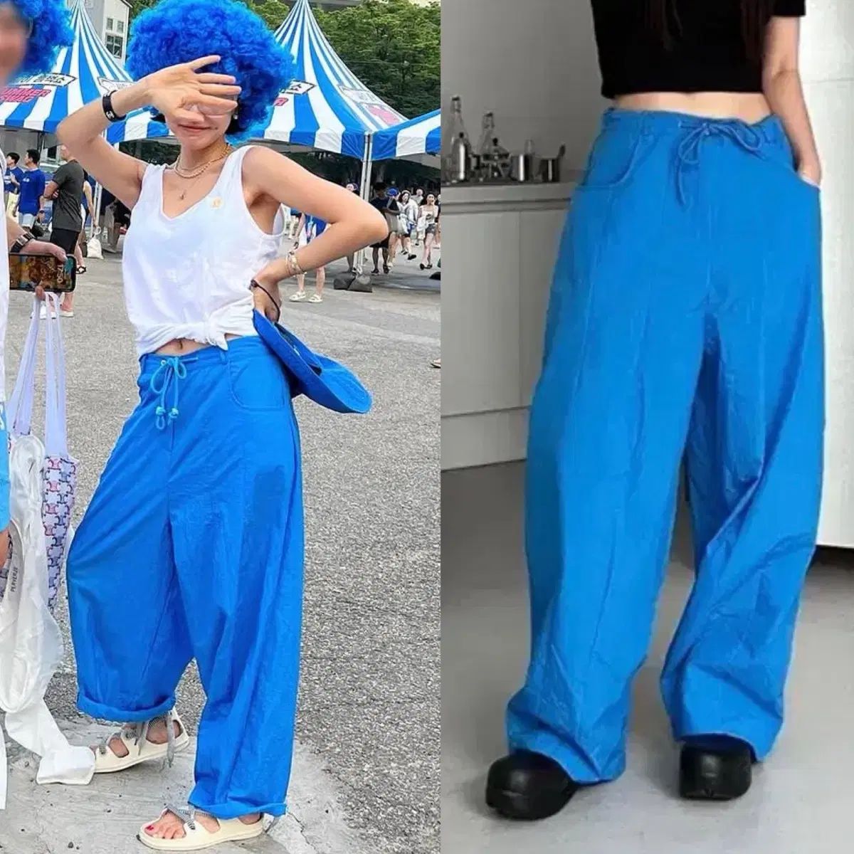 バイツン21/ Like Pants (ブルー 新品)