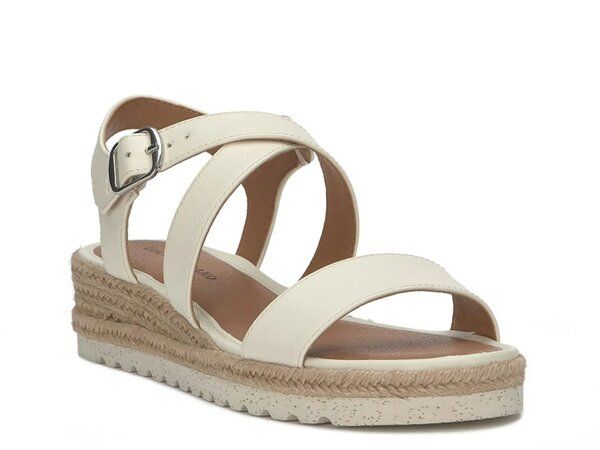 ラッキーブランド レディース シューズ サンダル Lucky Brand Trianna Wedge Sandal Off White オフホワイト