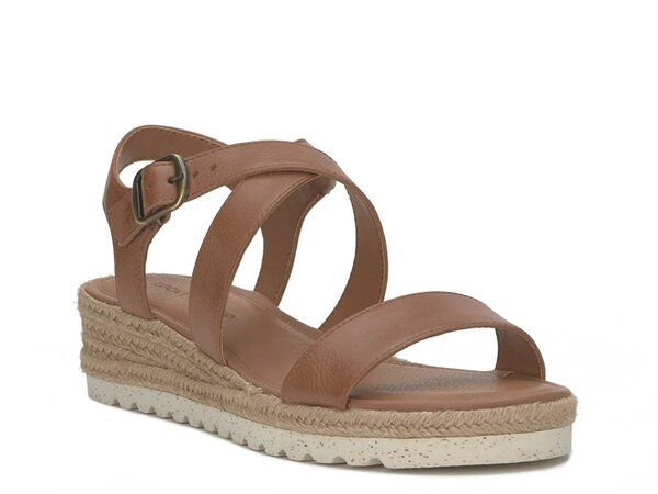 ラッキーブランド レディース シューズ サンダル Lucky Brand Trianna Wedge Sandal Brown Synthetic ブラウン
