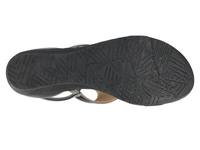 ジャーニー レディース シューズ サンダル JourneeTrayle Wedge Sandal Pewter ピューター