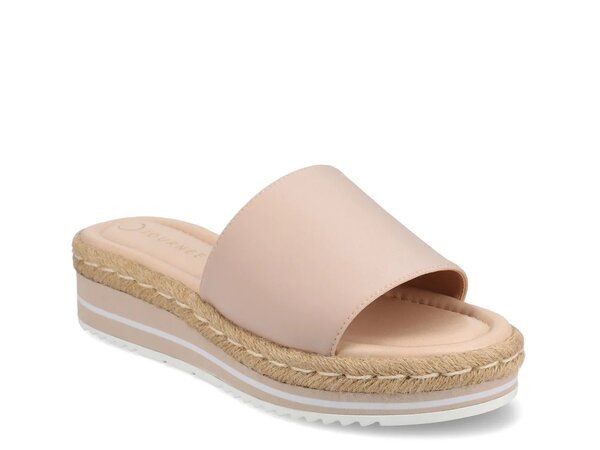 ジャーニー レディース シューズ サンダル Journee Rosey Slide Sandal Light Pink ピンク