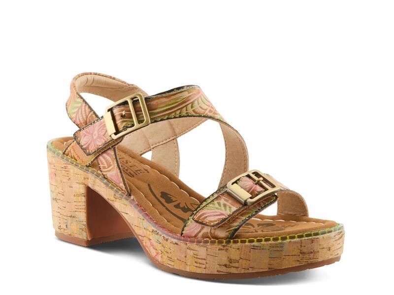 ラリティステ レディース シューズ サンダル プラットフォーム LArtiste Jess Platform Sandal TanMulticolor タン