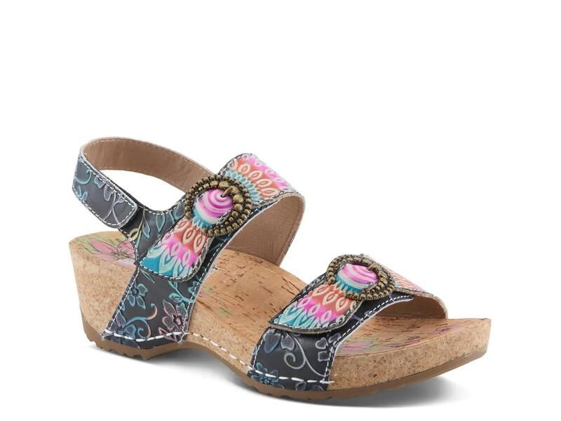 ラリティステ レディース シューズ サンダル LArtiste Color Me Cool Sandal BlackMulticolor ブラック