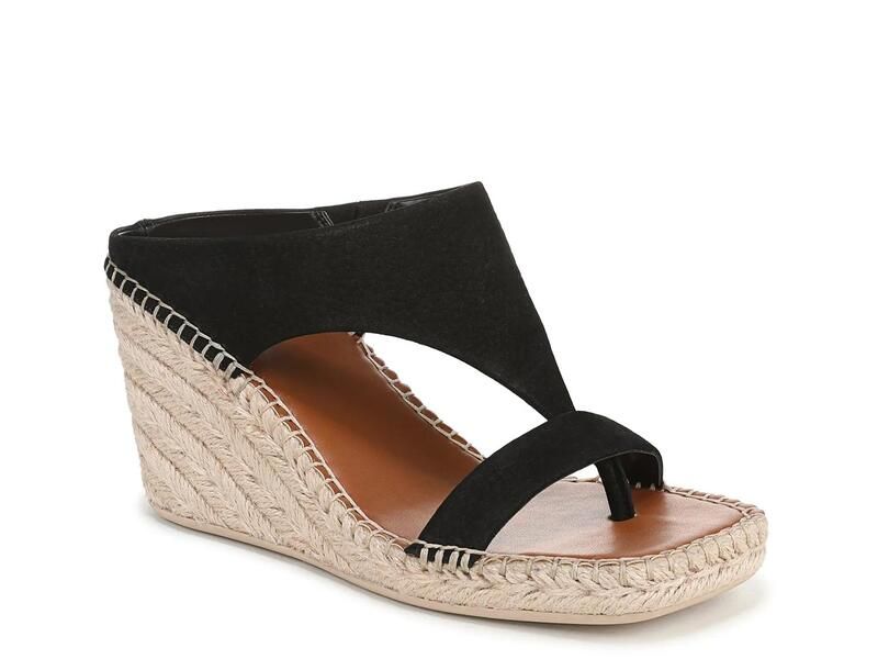 フランコサルト レディース シューズ サンダル Franco Sarto Farren Wedge Sandal Black ブラック