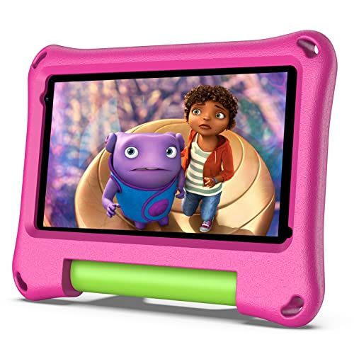 【キッズタブレット 7インチ Android13搭載】子供用タブレット 学習/オンライン授業対応 4コアCPU RAM4GB+ROM32GB(拡張可能) ライトカット キッズケース&スタンド付き 誕生日/クリスマスプレゼントに最適(ピンク)Y eb3fba61