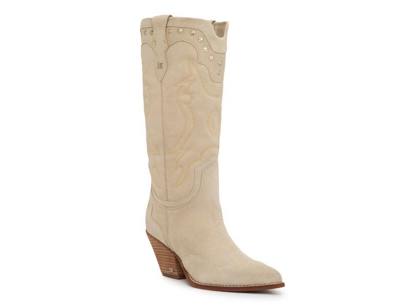 サムエデルマン レディース シューズ ブーツ・レインブーツ Sam Edelman James Cowboy Boot Sand Suede サンド
