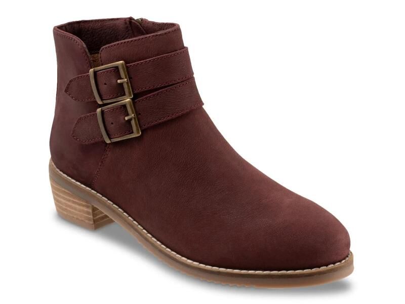 ソフトウォーク レディース シューズ ブーツ・レインブーツ Softwalk Rochester Bootie Dark Cherry