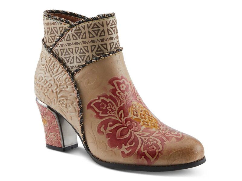 ラリティステ レディース シューズ ブーツ・レインブーツ LArtiste Cherish Bootie BeigeMulticolor ベージュ