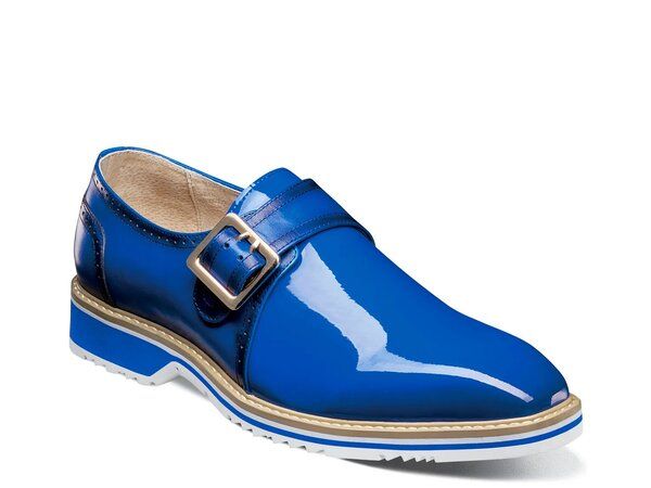 ステイシーアダムス メンズ シューズ スリッポン・ローファー モンクストラップ モンク Stacy Adams Bartram Monk Strap SlipOn Blue ブルー 24,360円