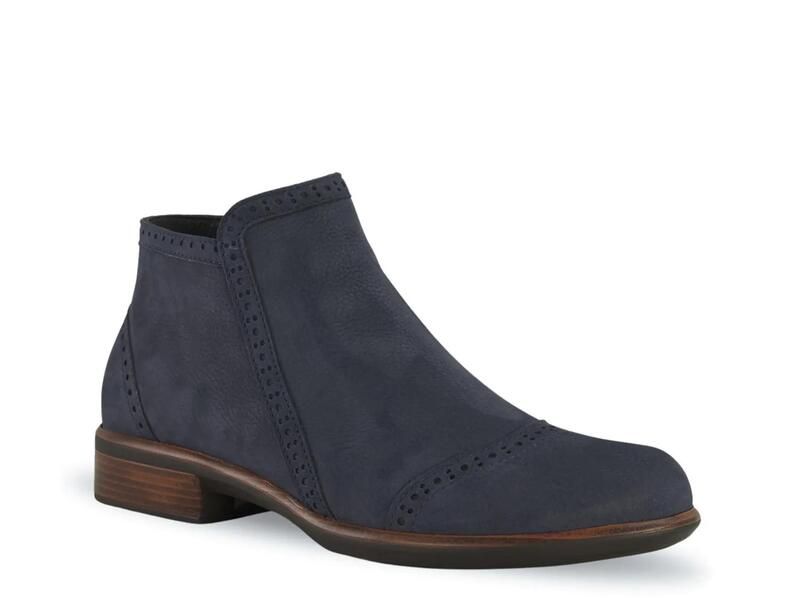 ナオト レディース シューズ ブーツ・レインブーツ Naot Nefasi Bootie Navy Leather ネイビー